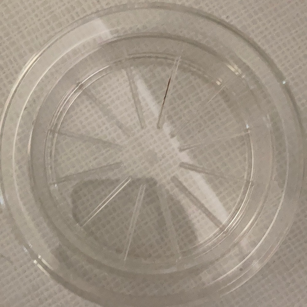 Clear acrylic coasters set of 6
